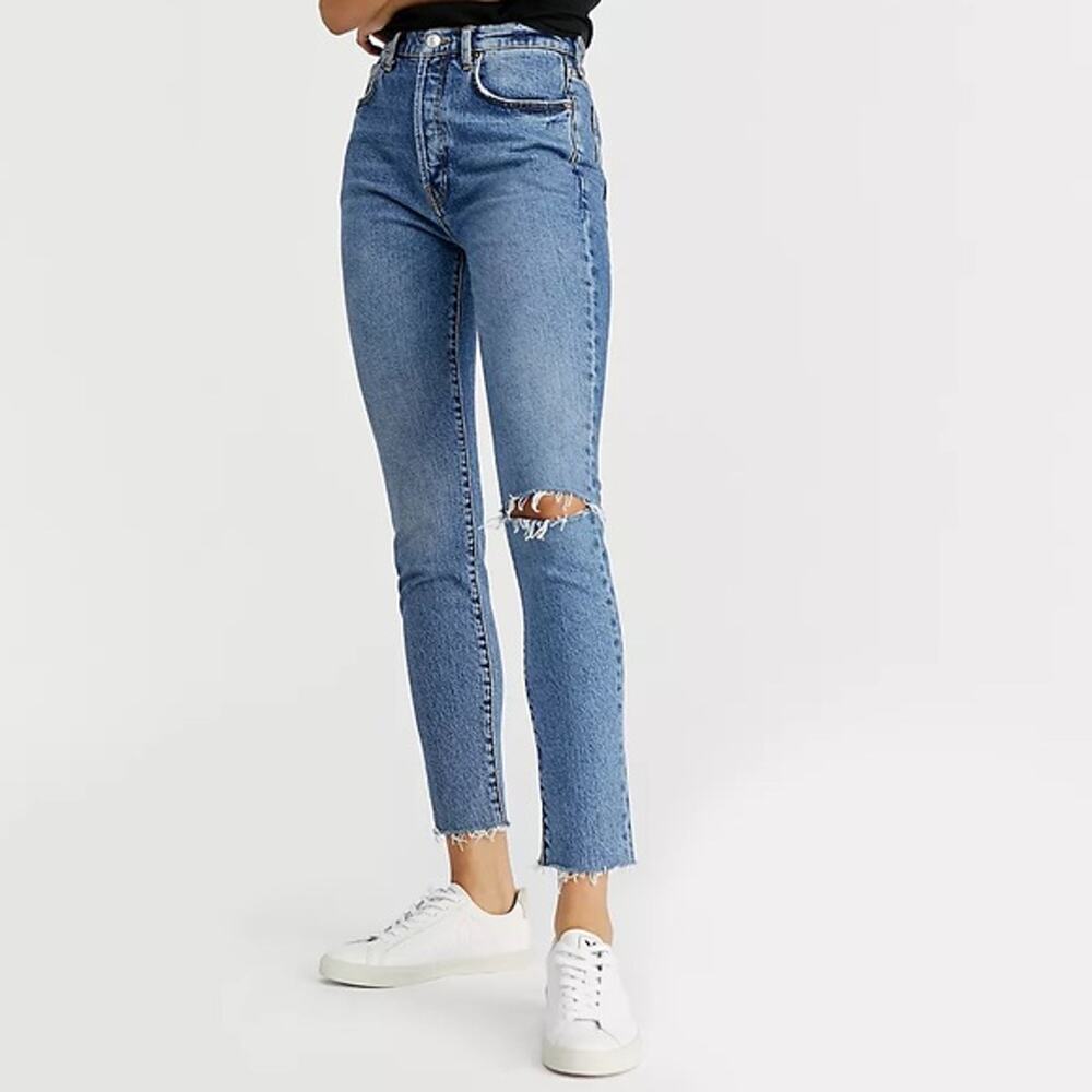 Free People Stella Skinny Blue Jeans sz 31